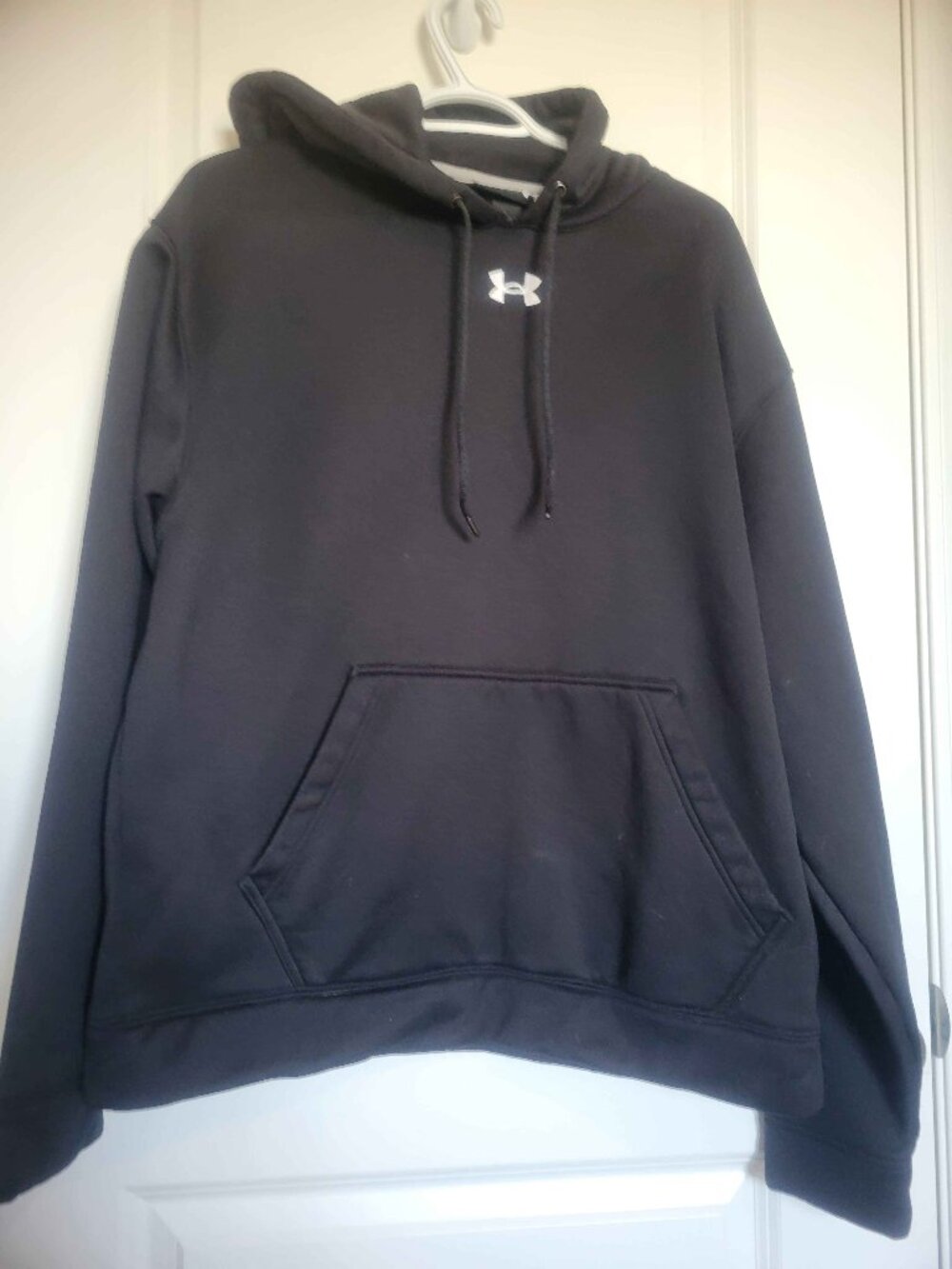 HURLEY underarmor black hoodie, mens